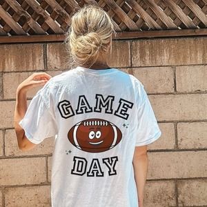 E Football Game Shirt Funny Football Shirt Fall Football Gift For Fan
